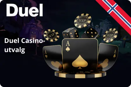 Duel Casino spillutvalg: Kort og sjetonger