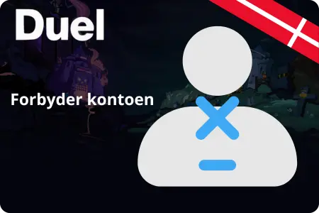 Duel Casino kontoblokering - låst konto