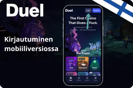 Duel Casino mobiilikirjautuminen - puhelin