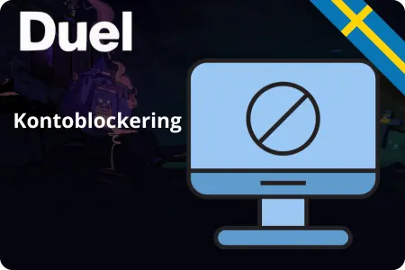 Duel casino kontoblockering – förbjuden dator