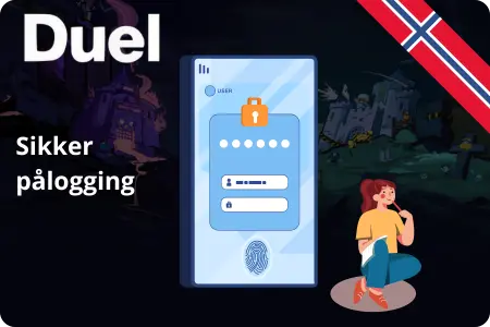 Duel Casino sikkerhetsskjold - beskyttet innlogging