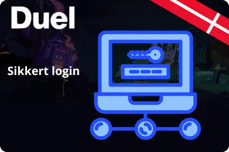 Duel Casino sikker login - bærbar med nøgle