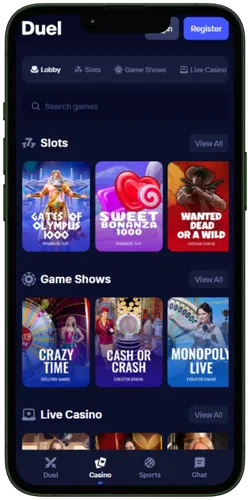 Oficjalna strona Duel Casino